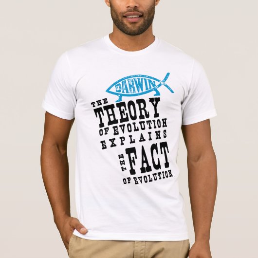 Feit van evolutie t-shirt (Voorkant)