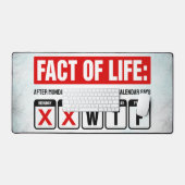 Feit van het Leven Kalender Zegt WTF Humor Bureaumat (Keyboard & Muis)