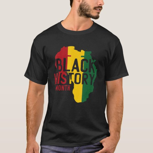 Feit zwarte geschiedenis maand pan-Afrikaans vlagA T-shirt (Voorkant)
