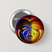 Feitelijk gezicht ronde button 5,7 cm (Voorkant /achterkant)