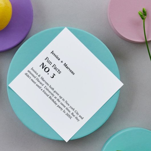 Feitelijke bruiloft, repetitief diner, speciale pa servet