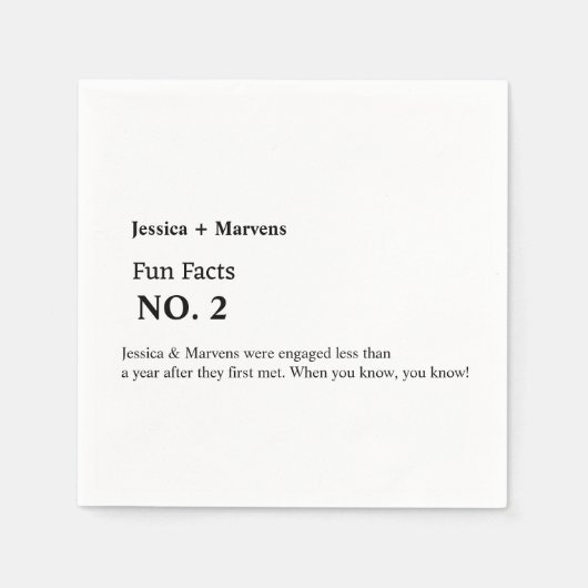 Feitelijke bruiloft, repetitief diner, vrijgezelle servet (Voorkant)