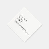 Feitelijke bruiloft, repetitief diner, vrijgezelle servet (Hoek)