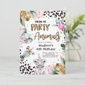 Feitelijke dierentuin op vliegdag Wild Safari Kaart (Staand voorkant)