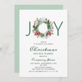 Feitelijke Holly-kerstfeestdag Kaart (Voorkant / Achterkant)