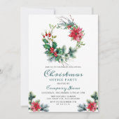 Feitelijke Holly-kerstfeestdag Kaart (Voorkant)