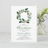 Feitelijke Holly-kerstfeestdag Kaart (Staand voorkant)