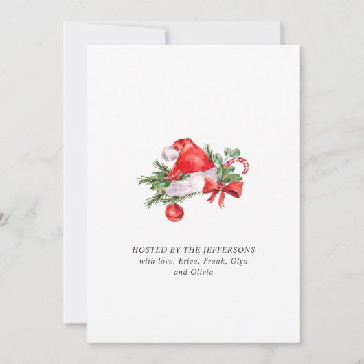 Feitelijke kerstfeestdag kaart (Achterkant)