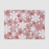 Feitelijke kerstsnowflake Holiday party Tissuepapier (Voorkant)