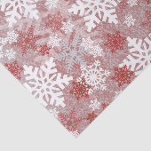 Feitelijke kerstsnowflake Holiday party Tissuepapier (Detail)