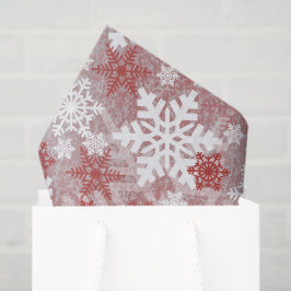 Feitelijke kerstsnowflake Holiday party Tissuepapier