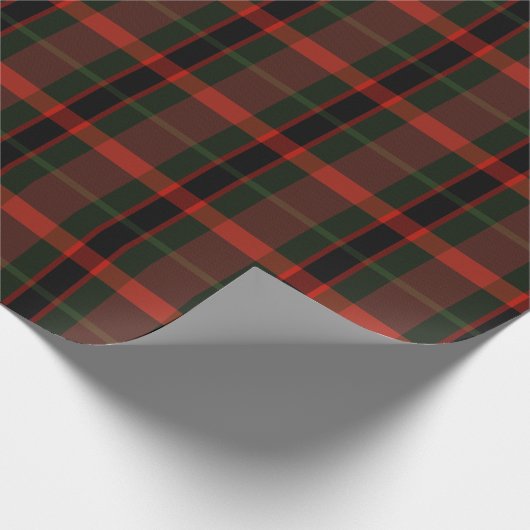Feitelijke Tartankerst Cadeaupapier (Hoek)