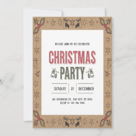 Feitelijke uitnodiging voor kerstfeest