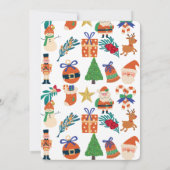 Feitelijke uitnodiging voor kerstfeest (Achterkant)