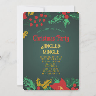 Feitelijke uitnodiging voor kerstfeest
