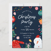 Feitelijke uitnodiging voor kerstfeest (Voorkant)