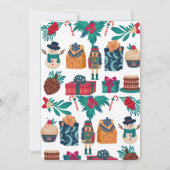 Feitelijke uitnodiging voor kerstfeest (Achterkant)