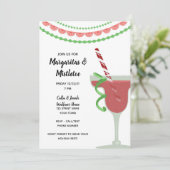 Feitelijke uitnodiging voor kerstfeest (Staand voorkant)