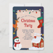 Feitelijke uitnodiging voor kerstfeest (Voorkant)