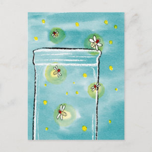 Feiten als zomer briefkaart