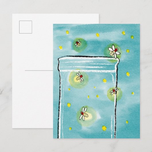 Feiten als zomer briefkaart (Voorkant / Achterkant)