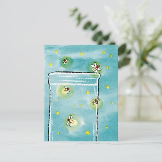 Feiten als zomer briefkaart (Staand voorkant)