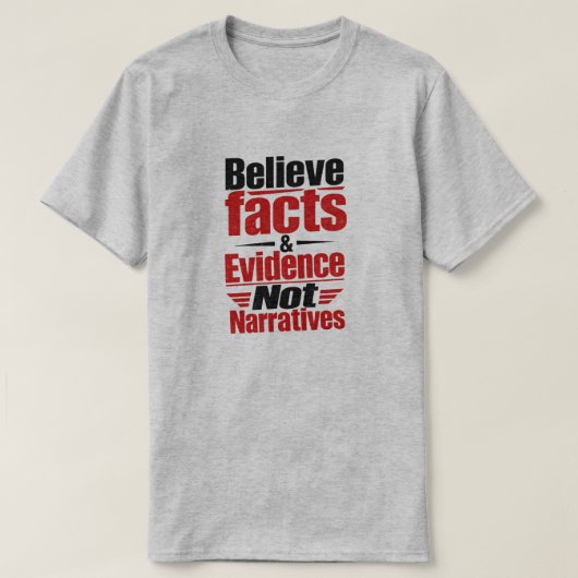 "Feiten & Bewijs" T-shirt (Design voorkant)