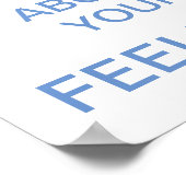 Feiten geven niet om je gevoelens poster (Hoek)