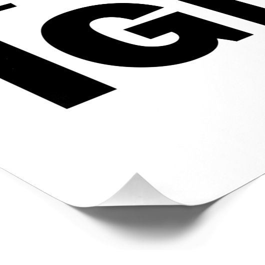 Feiten houden niet op te bestaan omdat genegeerd perfect poster (Hoek)