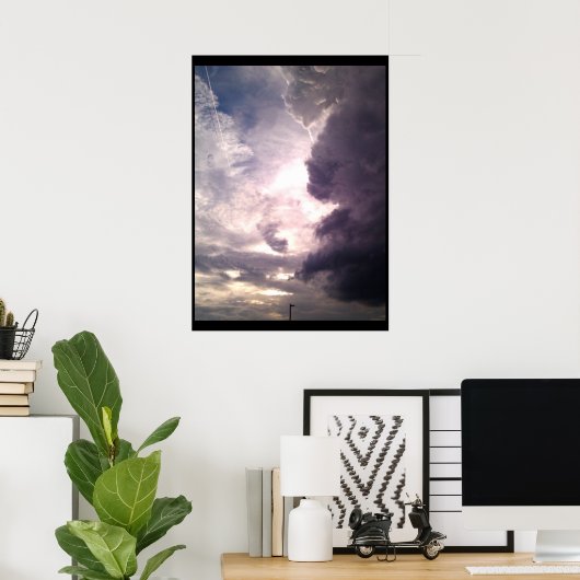 FEITEN IN HET poster CLOUDS (Thuiskantoor)