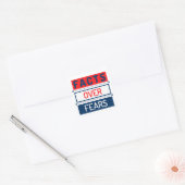 Feiten over angsten vierkante sticker (Envelop)