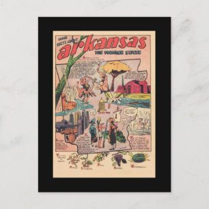 Feiten over Arkansas Briefkaart