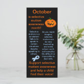 Feiten over de Maand van de bewustwording van Sele (Staand voorkant)