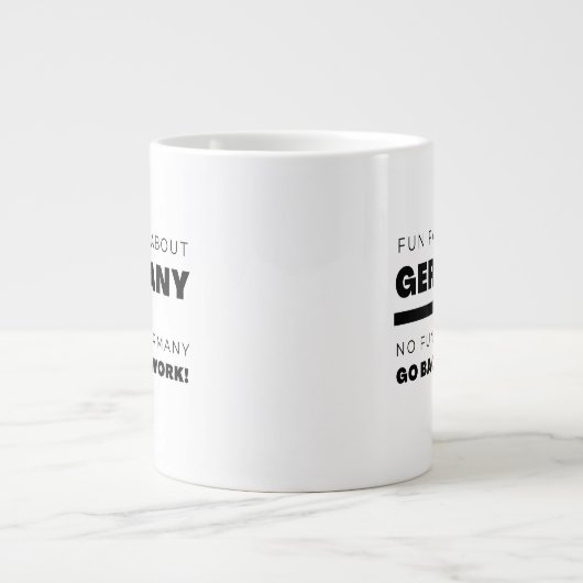 Feiten over Duitsland Grote Koffiekop (Voorkant)