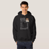 Feiten over Engelse Bulldog Cadeau Grappige Engels Hoodie (Voorkant volledig)