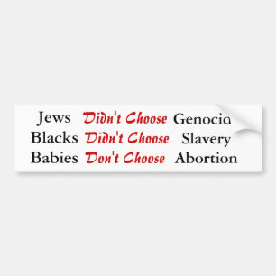 Feiten over het beschermen van het leven bumpersticker