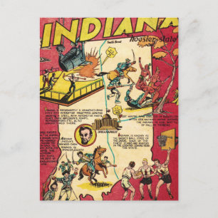 Feiten over Indiana Briefkaart