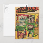 Feiten over New York Briefkaart (Voorkant / Achterkant)