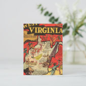 Feiten van West Virginia Briefkaart (Staand voorkant)