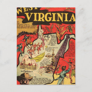 Feiten van West Virginia Briefkaart