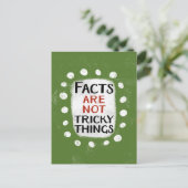 Feiten zijn geen lastige dingen Briefkaart (Staand voorkant)