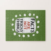 Feiten zijn geen lastige dingen puzzel legpuzzel (Horizontaal)