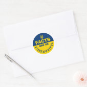 Feiten zijn zo respectloos voor Oekraïne Ronde Sticker (Envelop)
