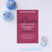 Feitenbrochure van de Funky Party Music Club Flyer (Enkel)