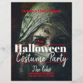 Feitenbrochure van Halloween Costume Party Flyer (Voorkant)