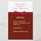 Feitenbrochures voor vakantiedoeleinden - Middelgr Flyer (Achterkant)