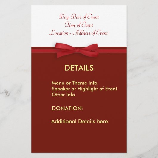 Feitenbrochures voor vakantiedoeleinden - Middelgr Flyer (Achterkant)