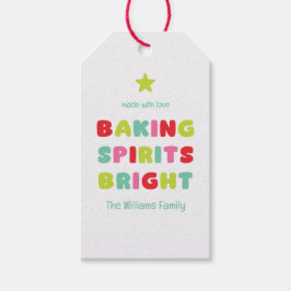 Fel bakgeest Gave Tags Cadeaulabel