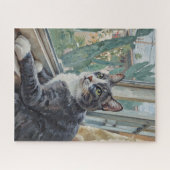 Fel, de Kat Legpuzzel (Horizontaal)