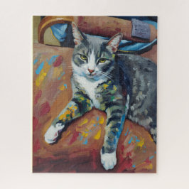 Fel, de Kat Legpuzzel